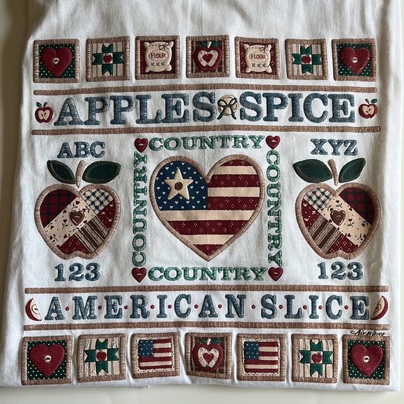 Vintage Air Waves Apple Spice American Slice T-Shirt - Picture 5 of 7